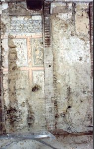 Wall painting inside 75 High Street 1987